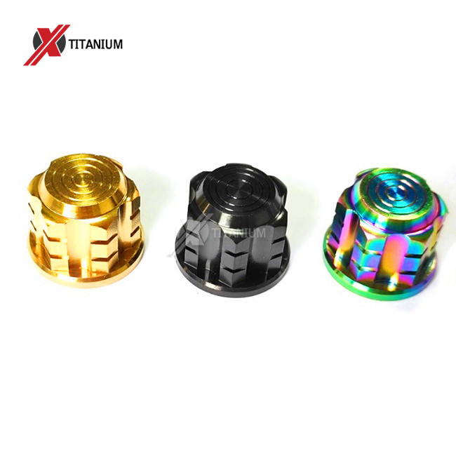 Titanium Flange Fancy Cap Cover Nuts